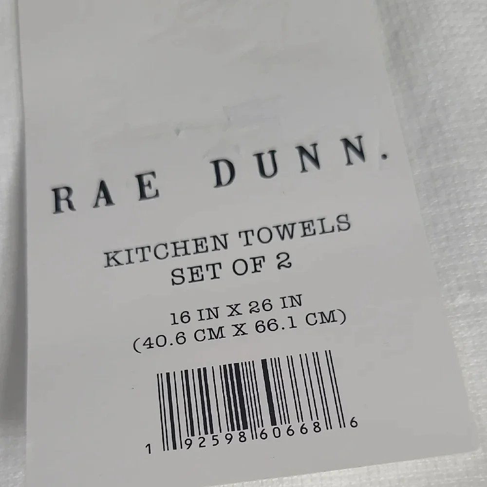 Rae Dunn Kitchen Towels Set